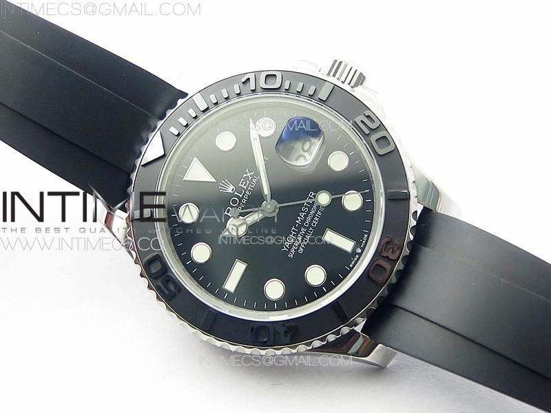 Yacht-Master 42mm 226659 APSF Best Edition 3D Black Ceramic Bezel on Oysterflex Strap SA3235