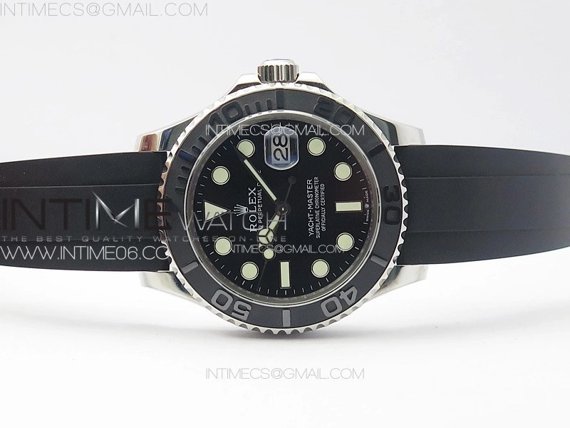 Yacht-Master 42mm 226659 APSF Best Edition 3D Black Ceramic Bezel on Oysterflex Strap SA3235