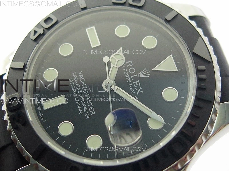 Yacht-Master 42mm 226659 APSF Best Edition 3D Black Ceramic Bezel on Oysterflex Strap SA3235