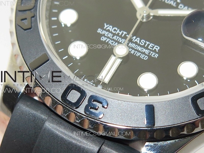 Yacht-Master 42mm 226659 APSF Best Edition 3D Black Ceramic Bezel on Oysterflex Strap SA3235