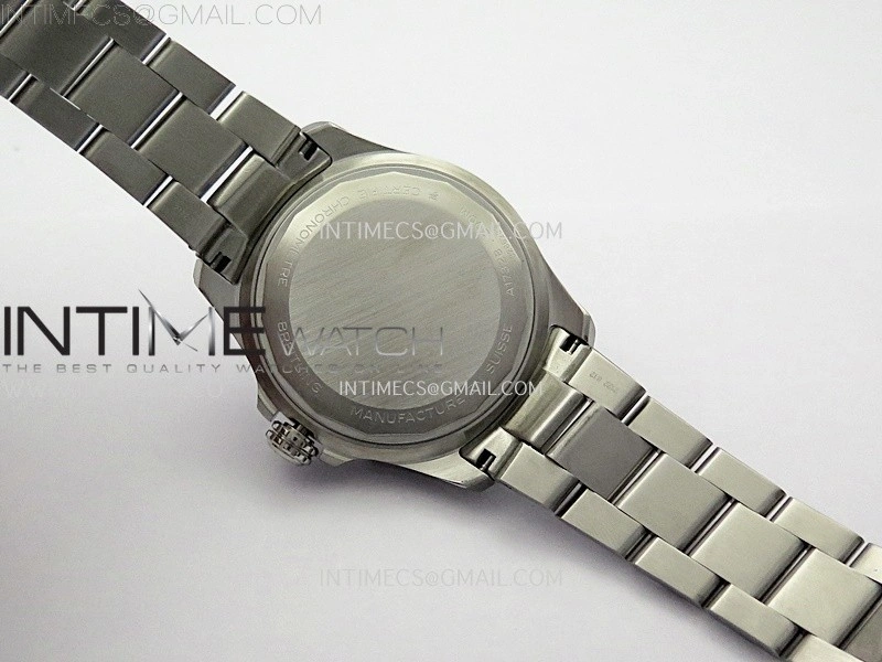 Avenger Chronometer 42mm Anniversary Edition SS BLSF 1:1 Best Version Blue Dial On SS Bracelet A2824