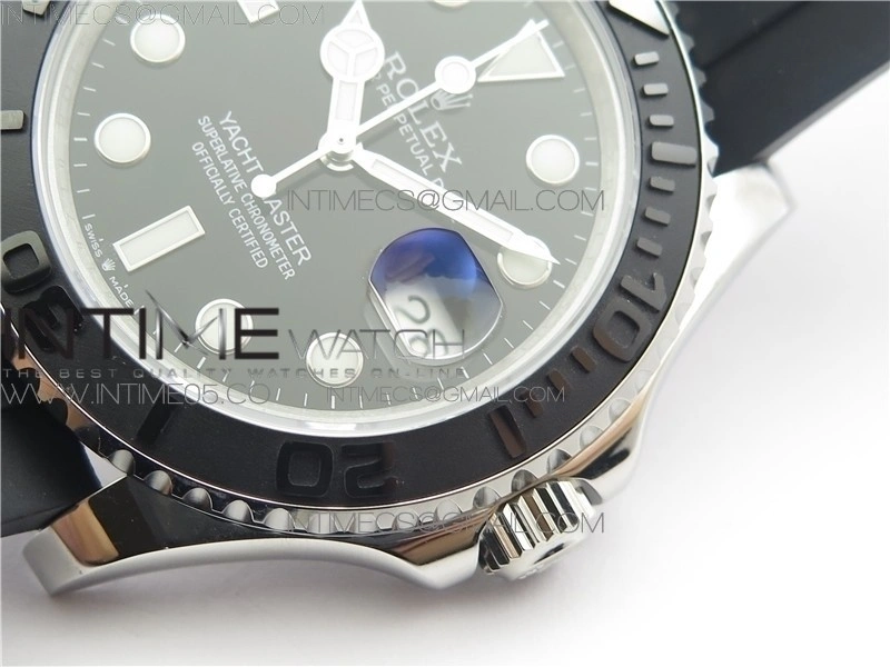 Yacht-Master 226659 42mm BP Maker Best Edition Black Ceramic Bezel on Oysterflex Rubber Strap A2824