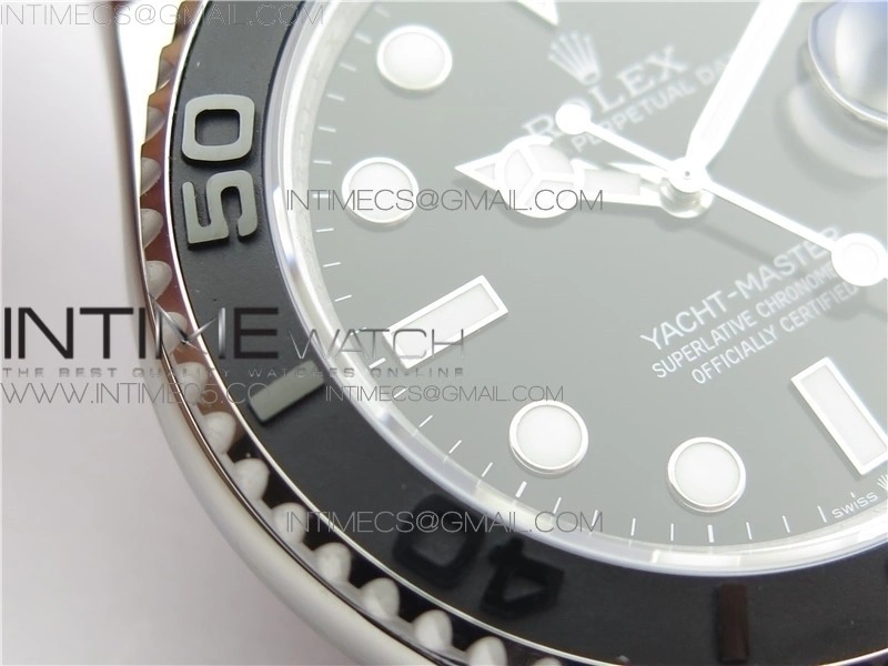 Yacht-Master 226659 42mm BP Maker Best Edition Black Ceramic Bezel on Oysterflex Rubber Strap A2824
