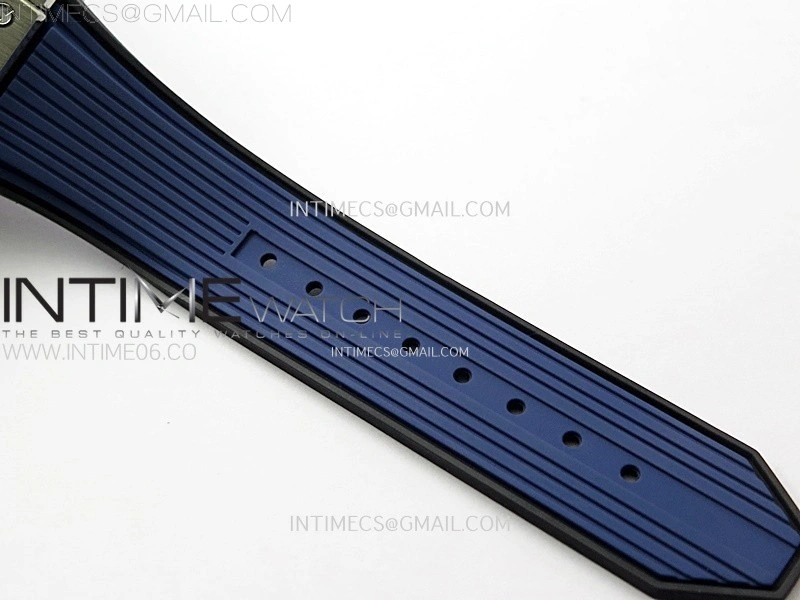 Hublot Big Bang Unico 42mm Titanium BBF 1:1 Best Edition Blue Skeleton Dial on Blue Rubber Strap A1280