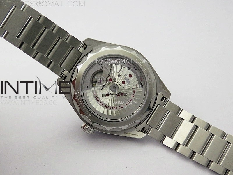 Aqua Terra 150M 43mm 24 Green Ceramic Bezel N1F 1:1 Best Edition Green Dial on SS Bracelet A8938