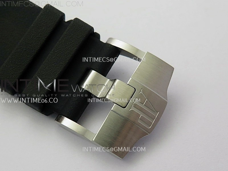 Royal Oak Offshore 44mm Black Ceramic SS TKF 1:1 Best Edition Gray Dial on Black Rubber Strap A3126