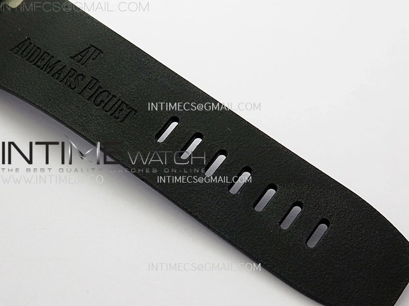 Royal Oak Offshore 44mm Black Ceramic SS TKF 1:1 Best Edition Gray Dial on Black Rubber Strap A3126