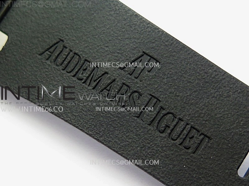 Royal Oak Offshore 44mm Black Ceramic SS TKF 1:1 Best Edition Gray Dial on Black Rubber Strap A3126
