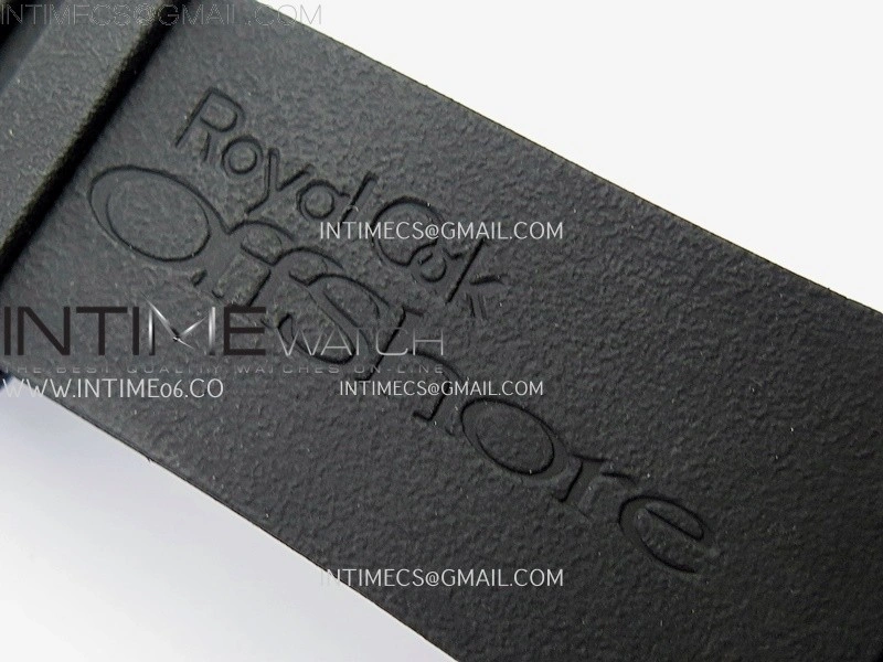 Royal Oak Offshore 44mm Black Ceramic SS TKF 1:1 Best Edition Gray Dial on Black Rubber Strap A3126