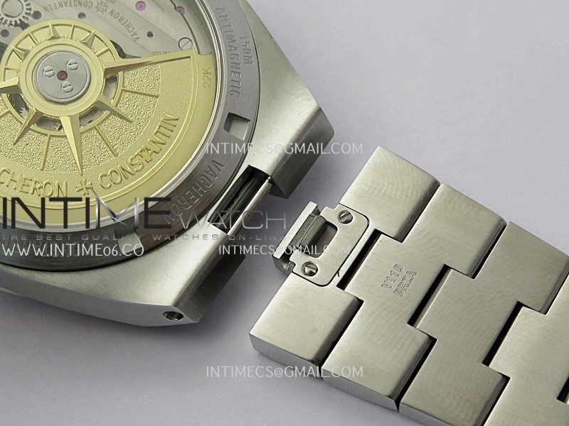 Overseas 4500V SS ZF 1:1 Best Edition Black Dial On SS Bracelet Asian Super Clone 5100 V2