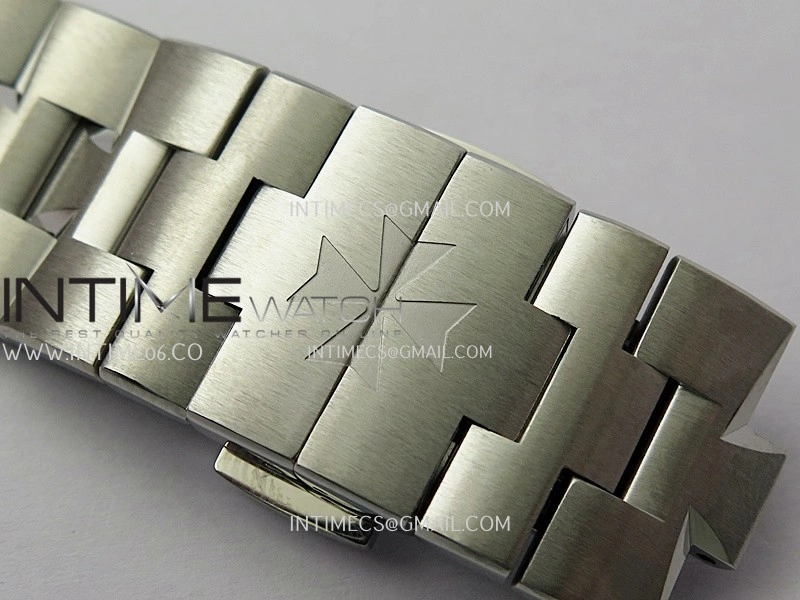 Overseas 4500V SS ZF 1:1 Best Edition Black Dial On SS Bracelet Asian Super Clone 5100 V2