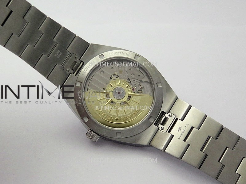 Overseas 4500V SS ZF 1:1 Best Edition Black Dial On SS Bracelet Asian Super Clone 5100 V2