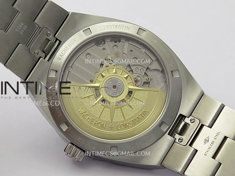 Overseas 4500V SS ZF 1:1 Best Edition Black Dial On SS Bracelet Asian Super Clone 5100 V2