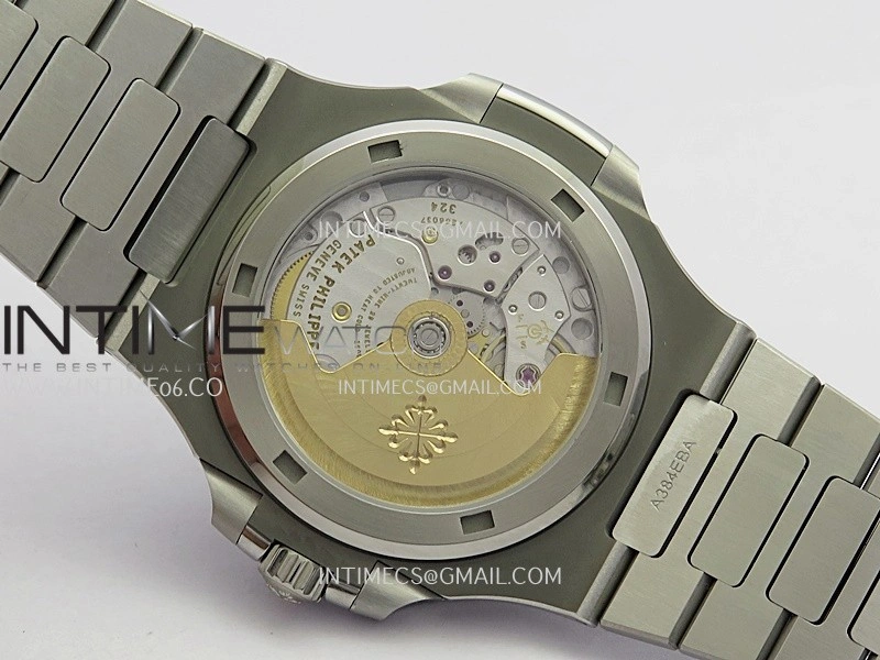 Nautilus 5711 1A SS VF 1:1 Best Edition Green Textured Dial On SS Bracelet Super Clone 324