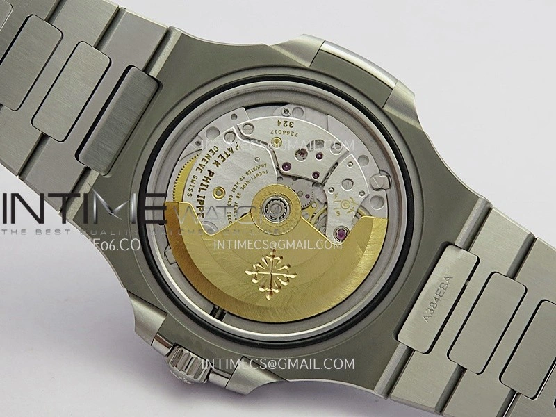 Nautilus 5711 1A SS VF 1:1 Best Edition Green Textured Dial On SS Bracelet Super Clone 324