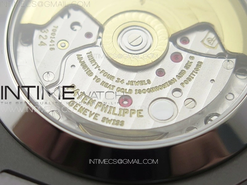Nautilus 5726 Full Function SS PPF 1:1 Best Edition Blue Dial on Blue Rubber Strap PPF324