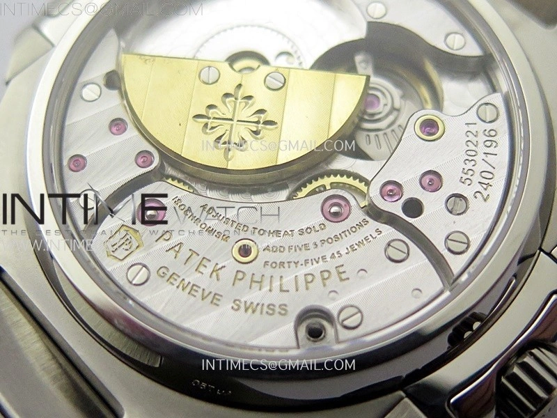 Nautilus 5740 T Diamonds Bezel SS TWF Best Edition Tiffany Blue Dial on SS Bracelet A240