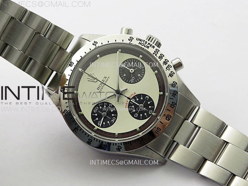 Daytona 6263 SS JKF Best Edition Cream Dial SS Tachymeter Bezel on SS Bracelet Venus 75