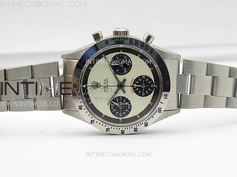 Daytona 6263 SS JKF Best Edition Cream Dial SS Tachymeter Bezel on SS Bracelet Venus 75