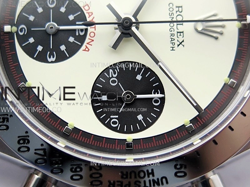 Daytona 6263 SS JKF Best Edition Cream Dial SS Tachymeter Bezel on SS Bracelet Venus 75