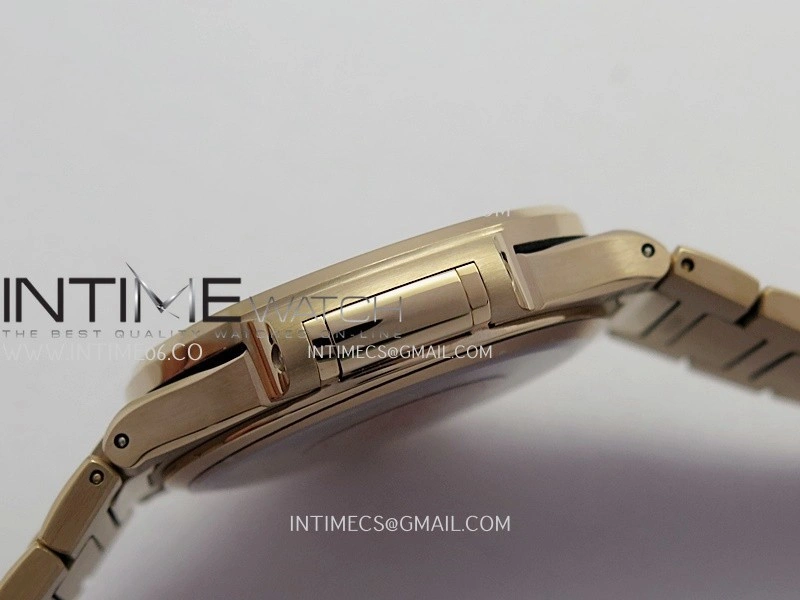 Nautilus 7118 Ladies RG DDF 1:1 Best Edition Silver Dial On RG Bracelet Super Clone DD324