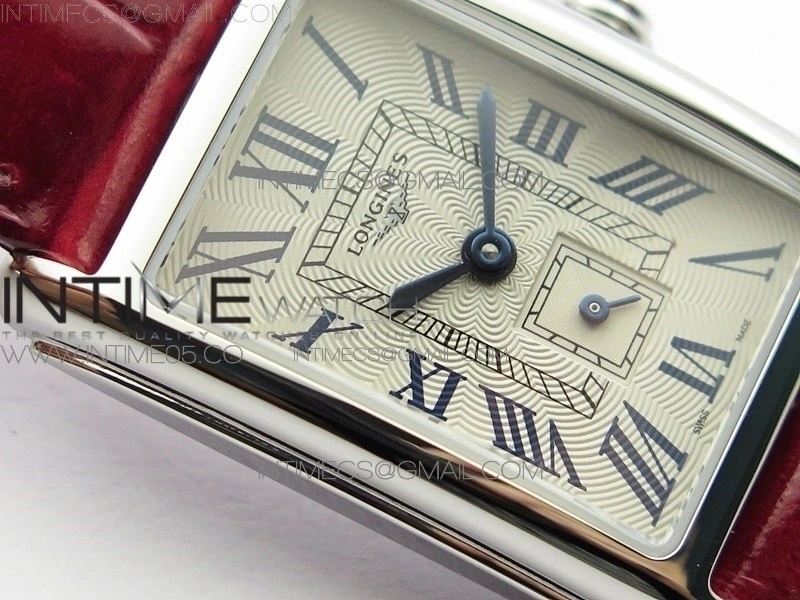 Doloevita SS 8848F 1:1 Best Edition Ivory White Textured Dial On Red Leather Strap Cal.L178.2