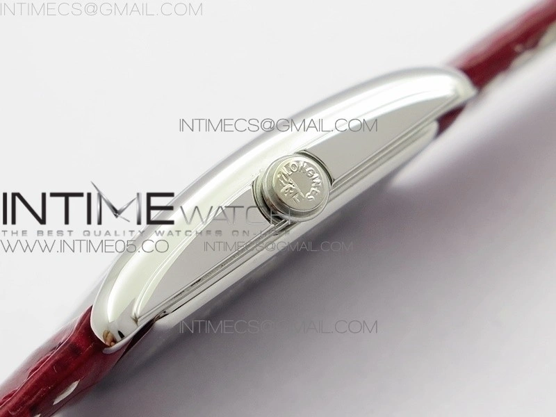 Doloevita SS 8848F 1:1 Best Edition Ivory White Textured Dial On Red Leather Strap Cal.L178.2
