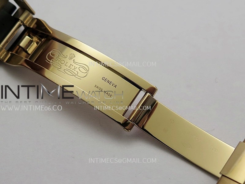 Daytona 126515 904L RG VF 1:1 Best Edition Black Dial Diamond Marker On Oysterflex Strap DD4131
