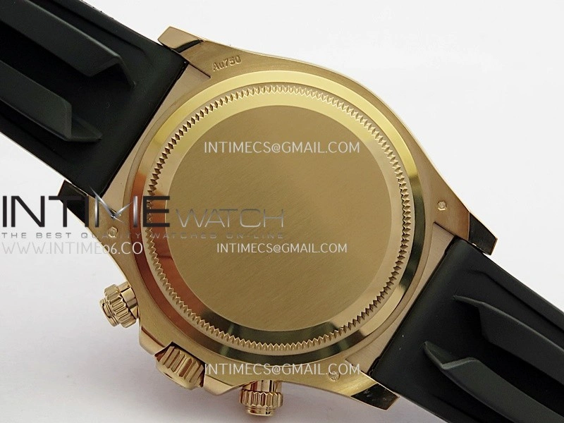Daytona 126515 904L RG VF 1:1 Best Edition Black Dial Diamond Marker On Oysterflex Strap DD4131
