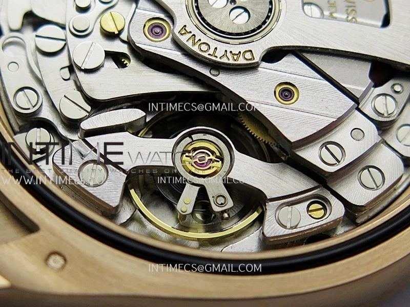 Daytona 126515 904L RG VF 1:1 Best Edition Black Dial Diamond Marker On Oysterflex Strap DD4131
