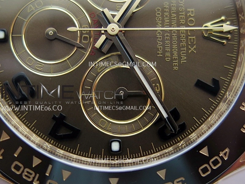 Daytona 116515 904L RG VF 1:1 Best Edition Brown Dial Numeral Marker On Oysterflex Strap DD4130