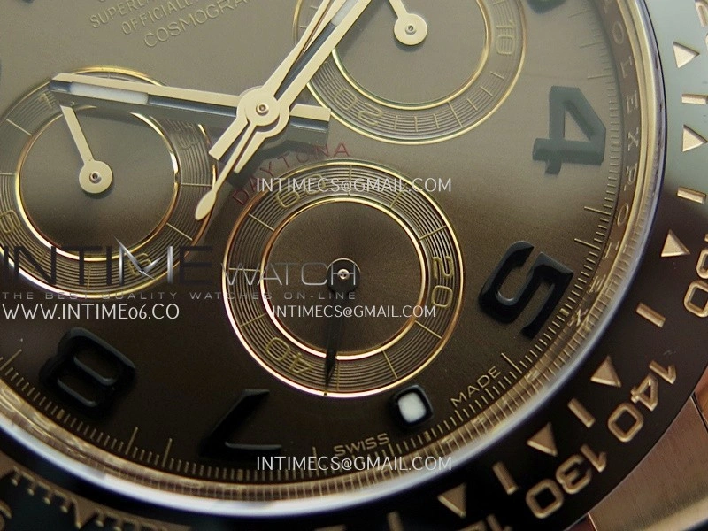 Daytona 116515 904L RG VF 1:1 Best Edition Brown Dial Numeral Marker On Oysterflex Strap DD4130