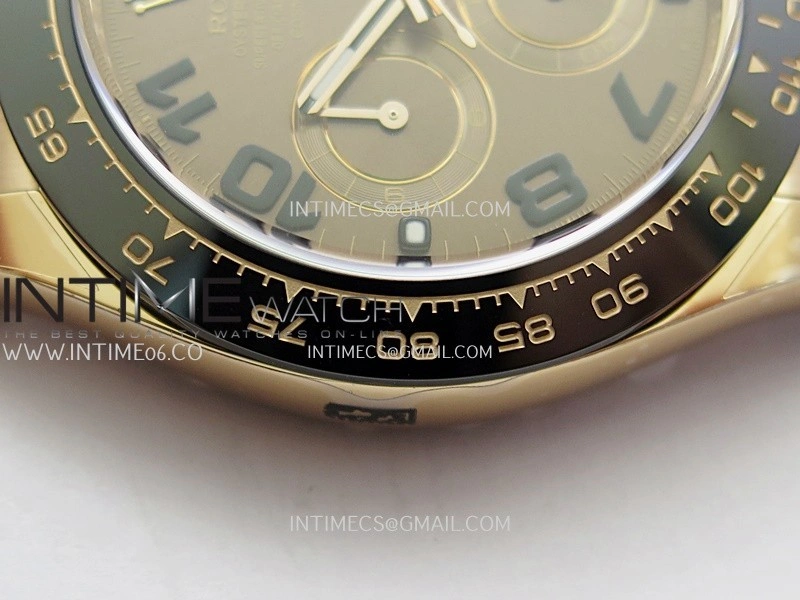 Daytona 116515 904L RG VF 1:1 Best Edition Brown Dial Numeral Marker On Oysterflex Strap DD4130