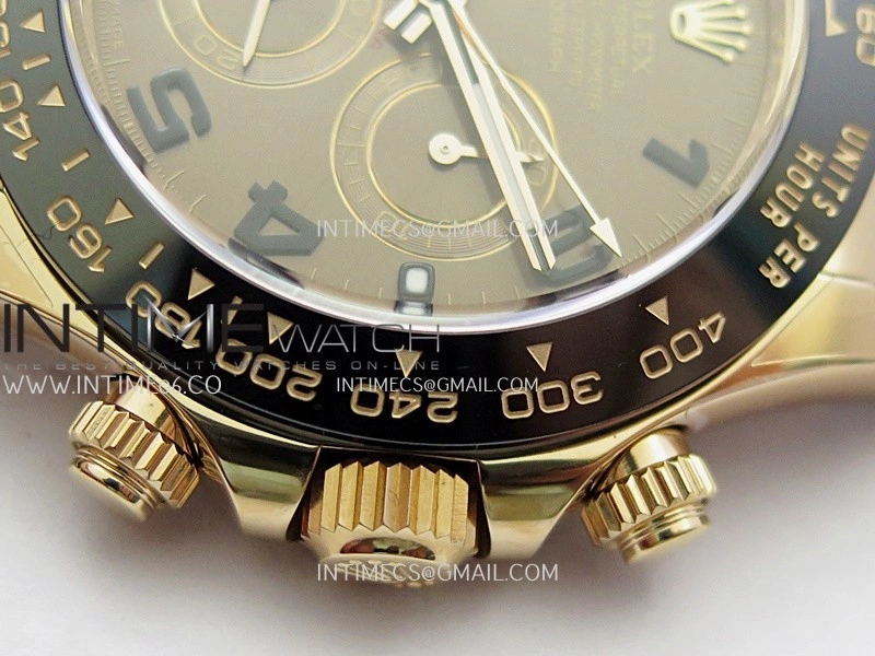 Daytona 116515 904L RG VF 1:1 Best Edition Brown Dial Numeral Marker On Oysterflex Strap DD4130