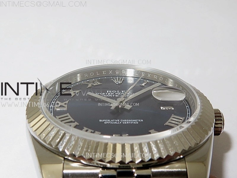 DateJust 126334 904L SS JDF 1:1 Best Edition Blue Dial Roman Markers on Jubilee 904L SS Bracelet