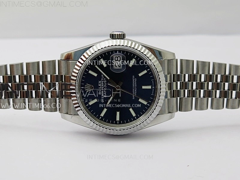 DateJust 126234 904L SS JDF 1:1 Best Edition Blue Dial Stick Markers on Jubilee 904L SS Bracelet