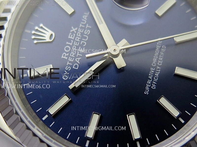 DateJust 126234 904L SS JDF 1:1 Best Edition Blue Dial Stick Markers on Jubilee 904L SS Bracelet