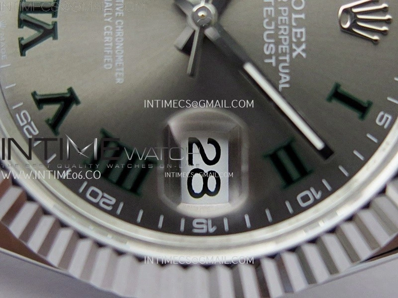 DateJust 126334 904L SS JDF 1:1 Best Edition Gray Dial Roman Markers on Jubilee 904L SS Bracelet