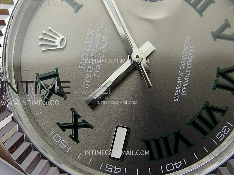 DateJust 126334 904L SS JDF 1:1 Best Edition Gray Dial Roman Markers on Jubilee 904L SS Bracelet