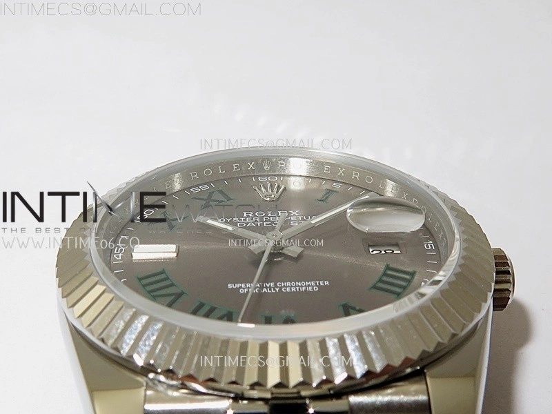 DateJust 126334 904L SS JDF 1:1 Best Edition Gray Dial Roman Markers on Jubilee 904L SS Bracelet