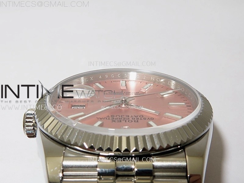 DateJust 126234 904L SS JDF 1:1 Best Edition Pink Dial Stick Markers on Jubilee 904L SS Bracelet
