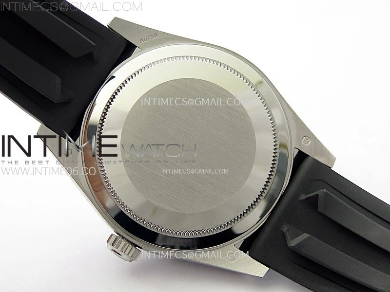 Sky-Dweller 326934 904L SS Noob 1:1 Best Edition Black Dial on Black Rubber Strap Asian 23J to 9001
