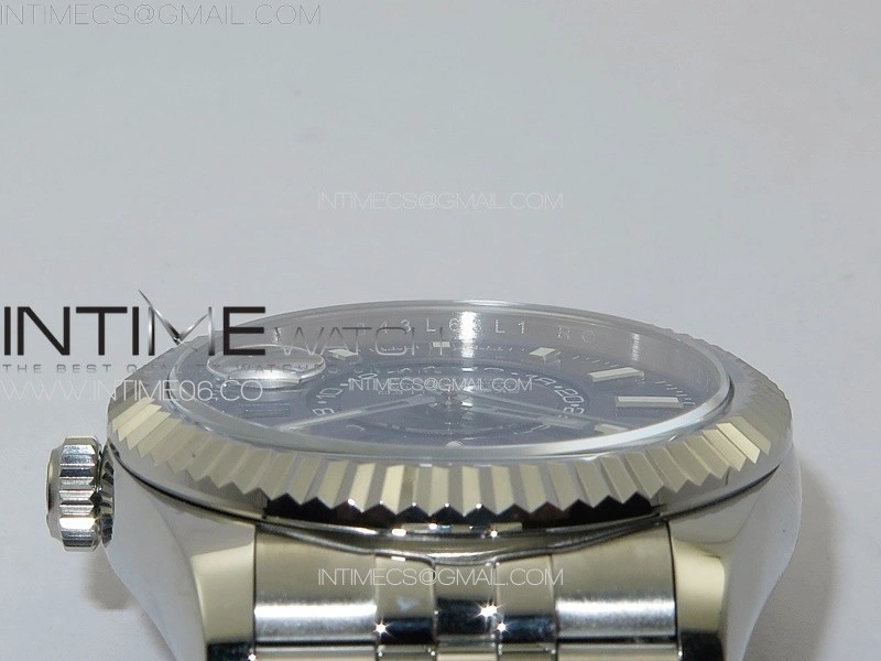 Sky-Dweller 326934 904L SS Noob 1:1 Best Edition Blue Dial on SS Jubilee Bracelet Asian 23J to 9001