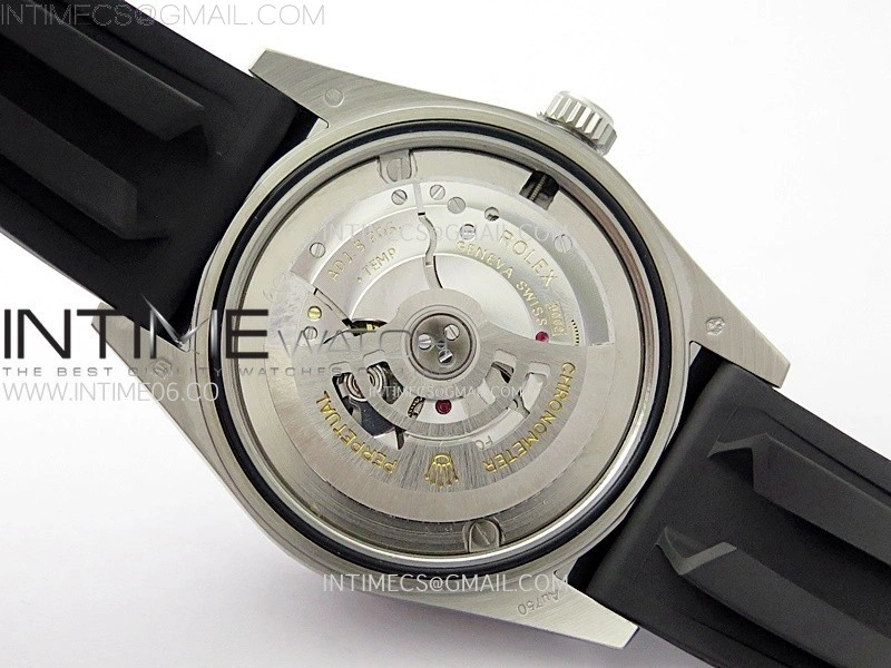 Sky-Dweller 326934 904L SS Noob 1:1 Best Edition White Dial on Black Rubber Strap Asian 23J to 9001