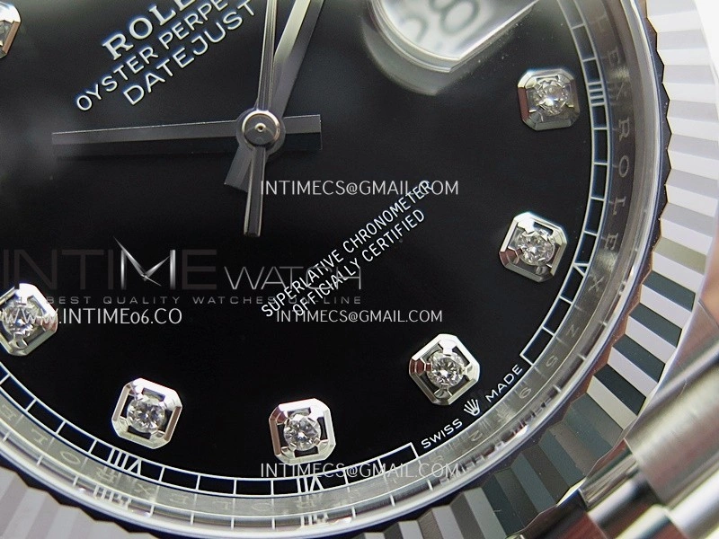 DateJust 41 126334 904L SS VF 1:1 Best Edition Black Dial Diamond Marker On Jubilee Bracelet DD3235