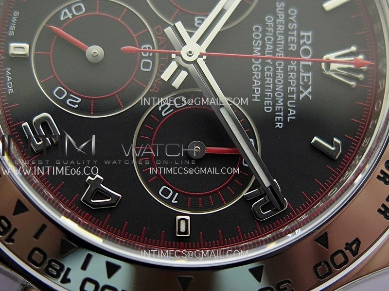 Daytona 116509 904L SS VF 1:1 Best Edition Black Dial Numeral Marker On 904L SS Bracelet DD4130