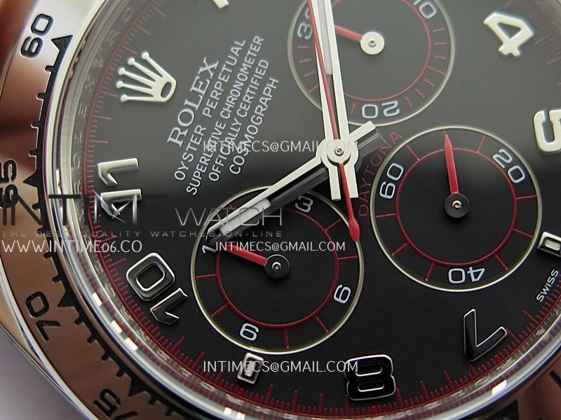 Daytona 116509 904L SS VF 1:1 Best Edition Black Dial Numeral Marker On 904L SS Bracelet DD4130
