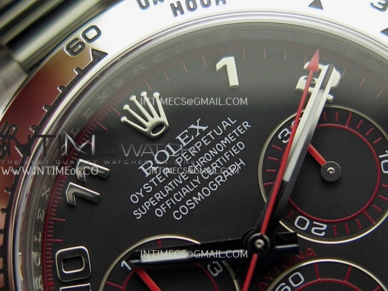 Daytona 116509 904L SS VF 1:1 Best Edition Black Dial Numeral Marker On 904L SS Bracelet DD4130