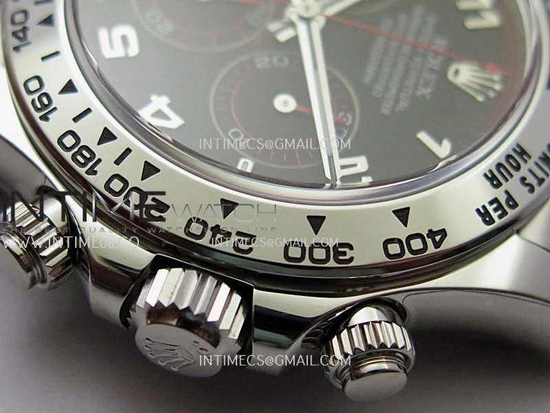 Daytona 116509 904L SS VF 1:1 Best Edition Black Dial Numeral Marker On 904L SS Bracelet DD4130
