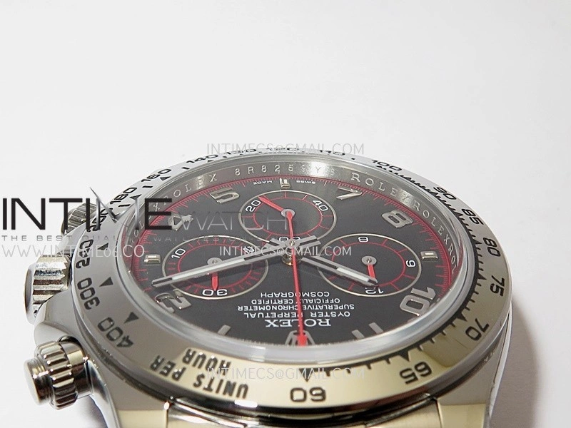 Daytona 116509 904L SS VF 1:1 Best Edition Black Dial Numeral Marker On 904L SS Bracelet DD4130